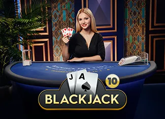 Blackjack 10 - Azure - ADUGAMING
