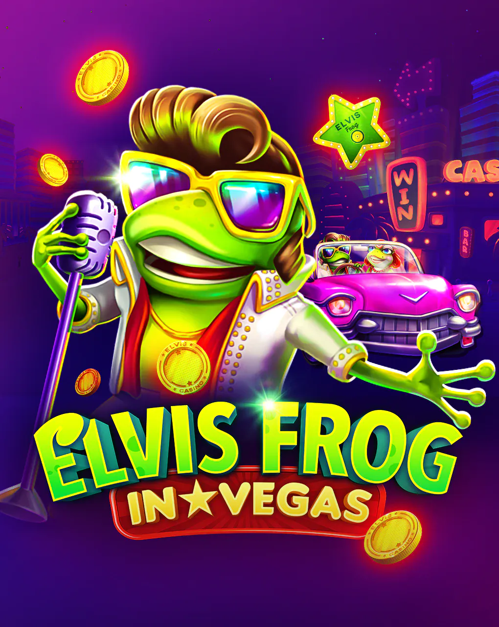 Bgaming : Elvis Frog In Vegas - ADUGAMING