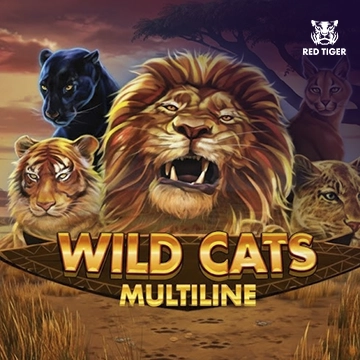 Redtiger : Wild Cats Multiline - ADUGAMING