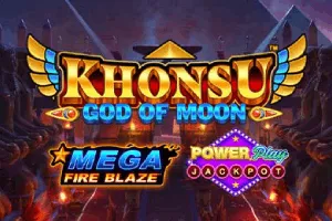 Mega Fire Blaze: Khonsu God of Moon PowerPlay Jackpot - ADUGAMING